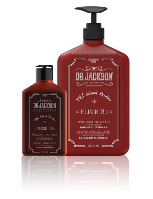 Dr. Jackson Acondicionador Elixir 3.1 de 200 ml y 800 ml.