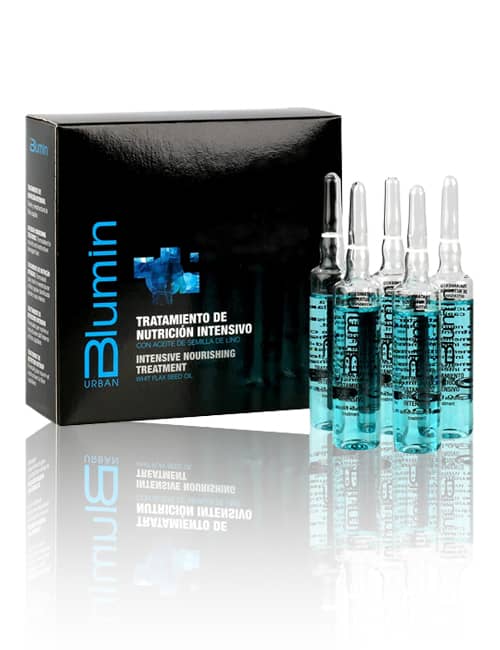 Tahe Blumin tratamiento de nutricion intensiva para cabellos teñidos y dañados de 6 ampollas de 15 ml.