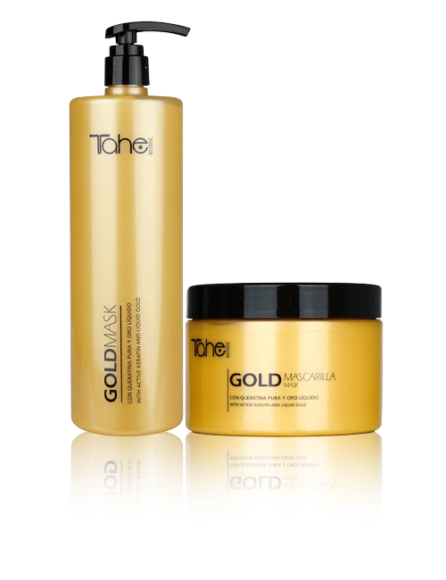 Tahe Gold Mascarilla Para Cabellos Mixtos y Teñidos
