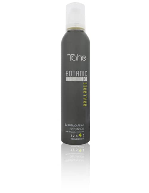 Tahe Botanic Styling espuma brillance fijación 4 todo tipo de cabellos 100 ml.